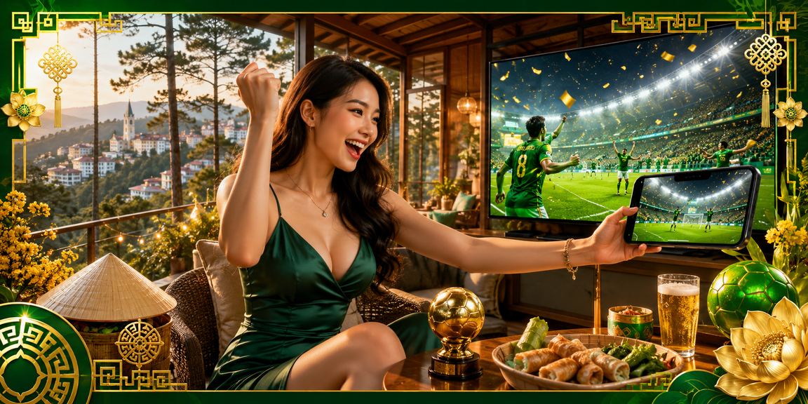 Không gian lễ hội Đà Lạt minh họa người dùng theo dõi thông tin số và ưu đãi